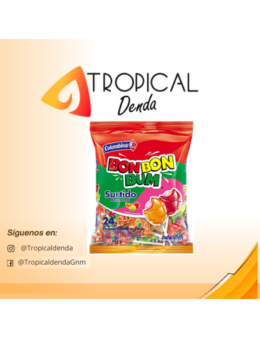 BON BON BUM SURTIDO pack 24UDS
